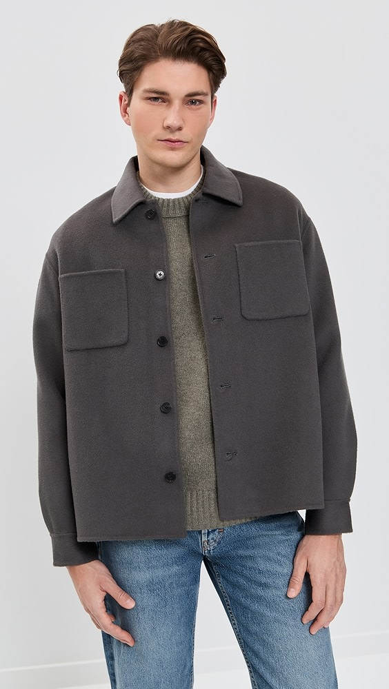 FRAME Double Face Wool Trucker  Double Face Wool Trucker