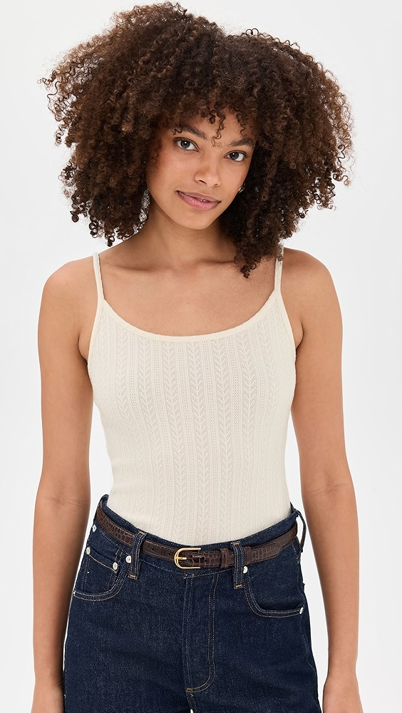 Veronica Beard Jean Brodier Tank  Brodier Tank