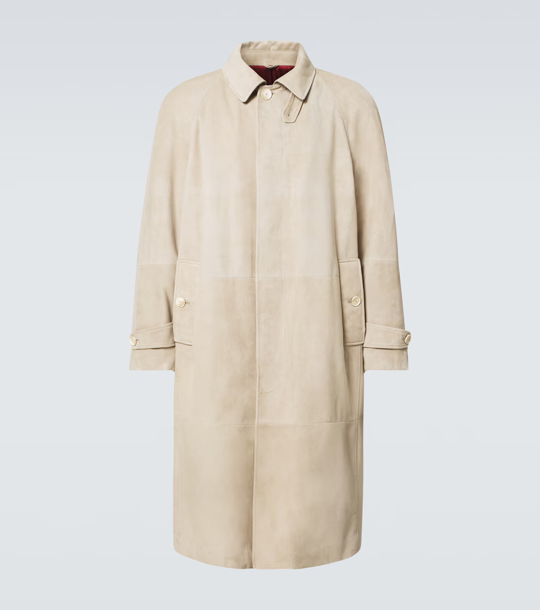 Brunello Cucinelli Suede overcoat
