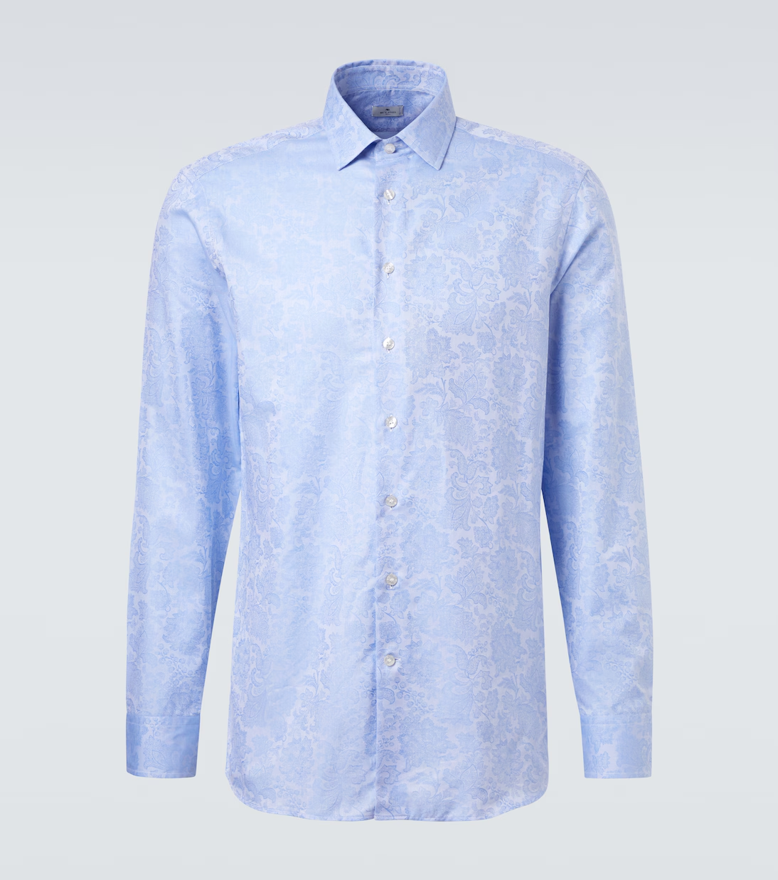 Etro Floral cotton jacquard shirt