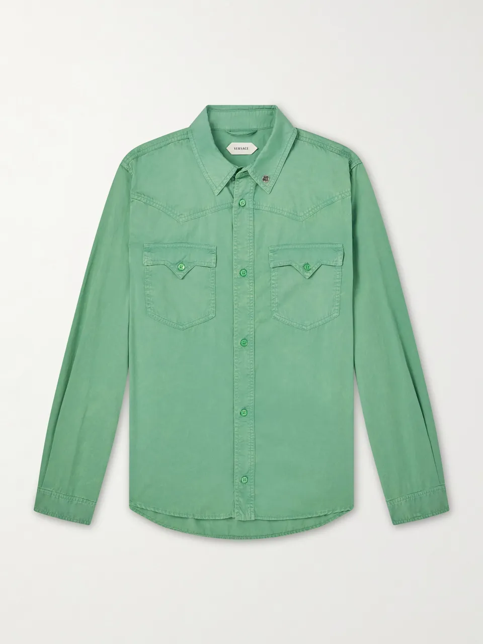 VERSACE Cotton-Poplin Shirt
