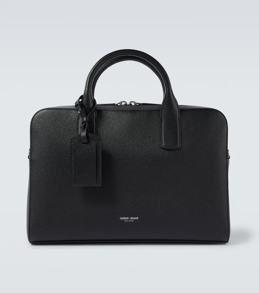 Giorgio Armani Leather briefcase