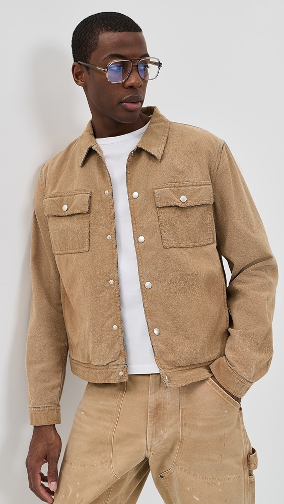 MM6 Maison Margiela Faux Suede Sports Jacket
