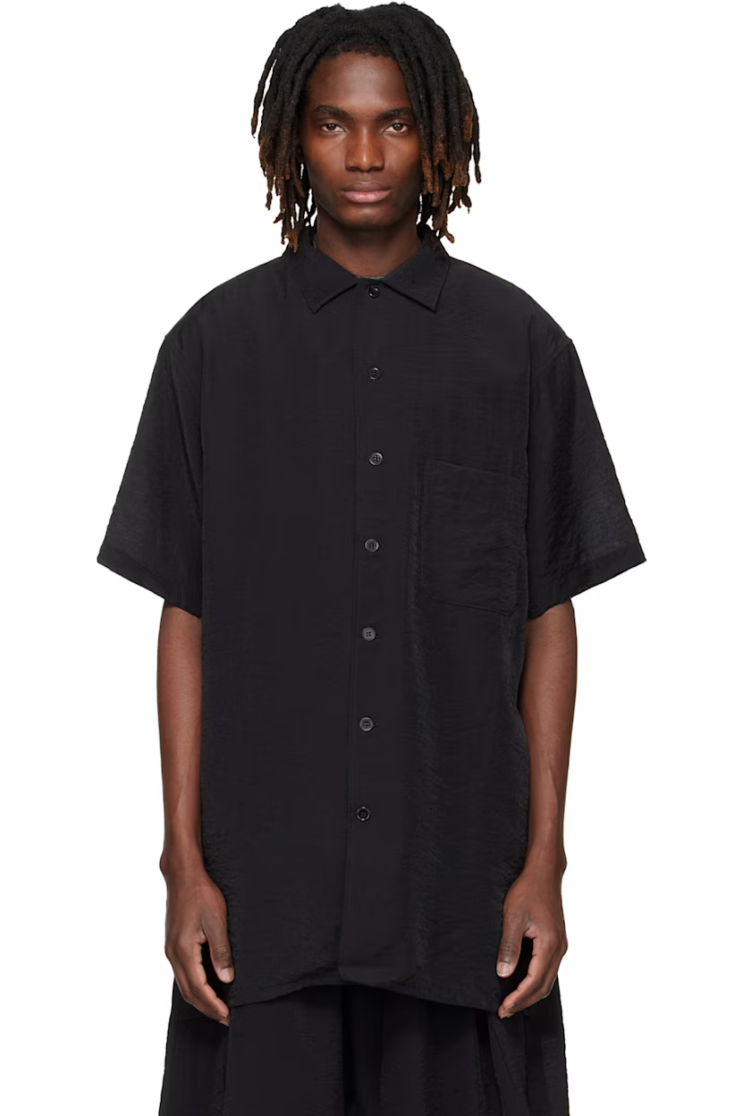Y-3 Black Short Sleeve Shirt