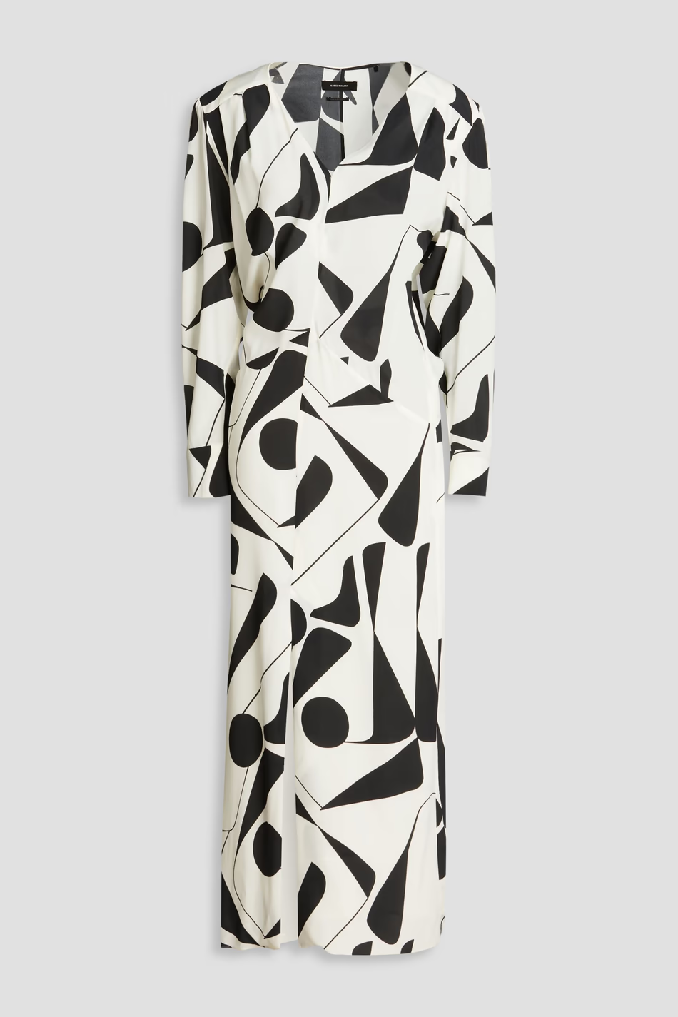 ISABEL MARANT Printed Lyocell-crepe de chine maxi dress