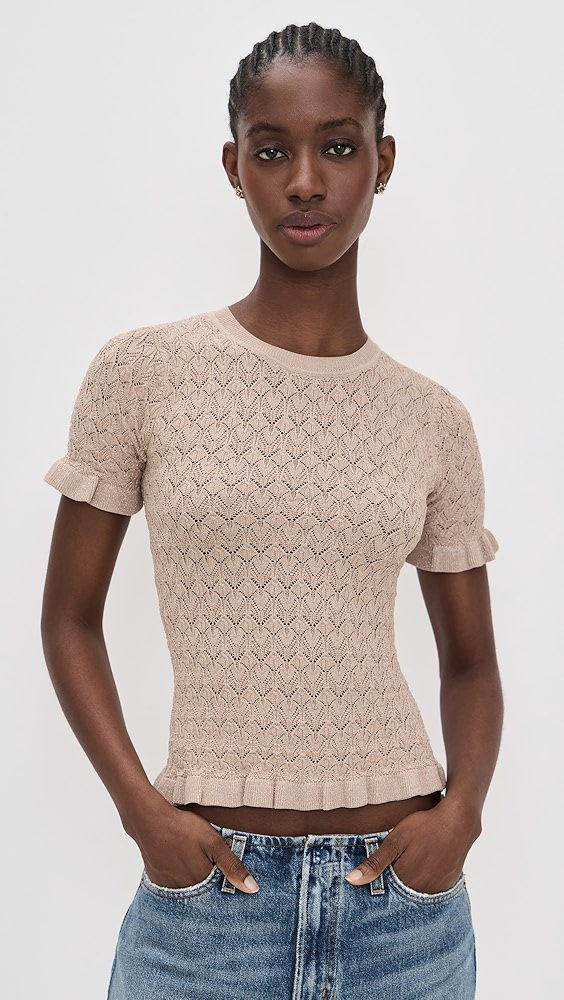 Sea Ruby Knit Tee  Ruby Knit Tee