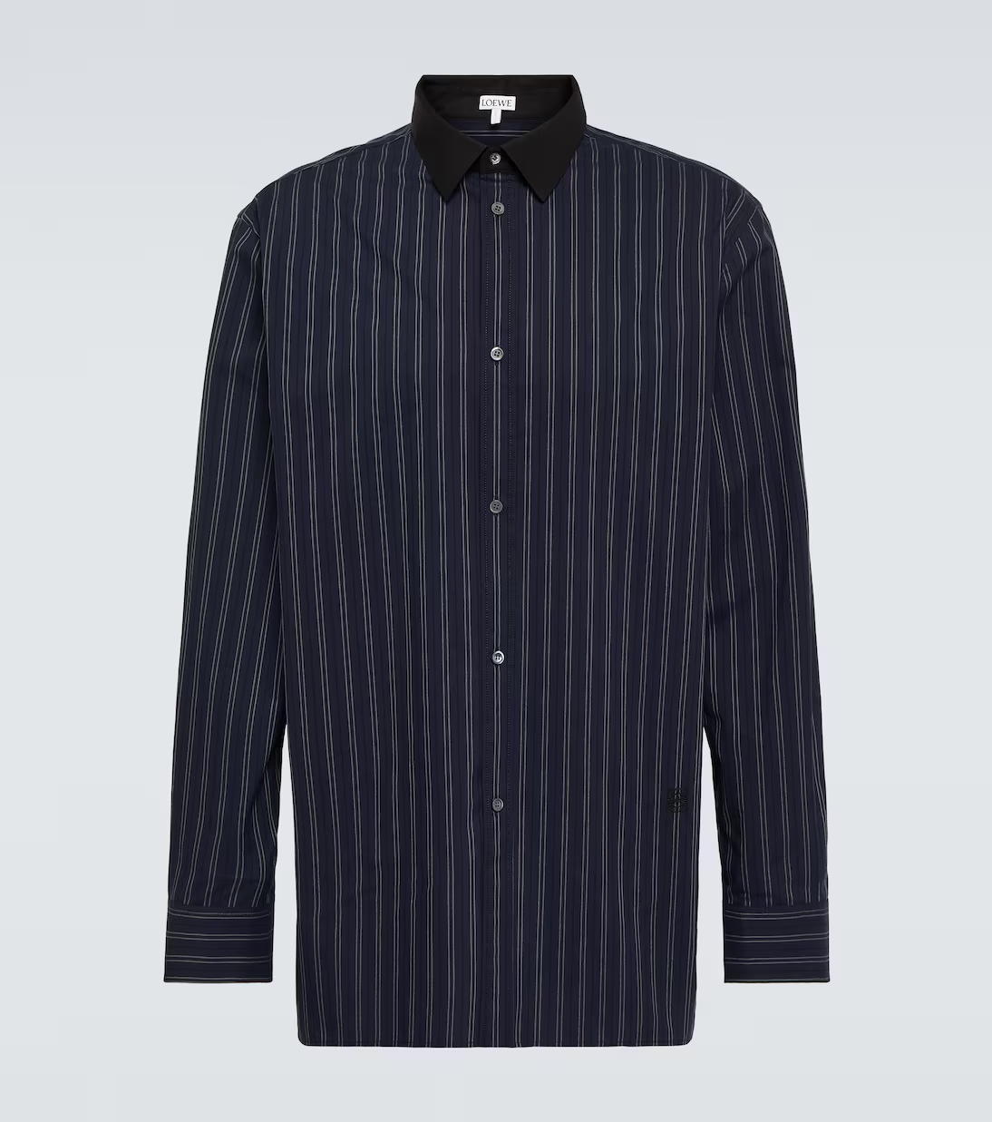 Loewe Striped cotton poplin shirt