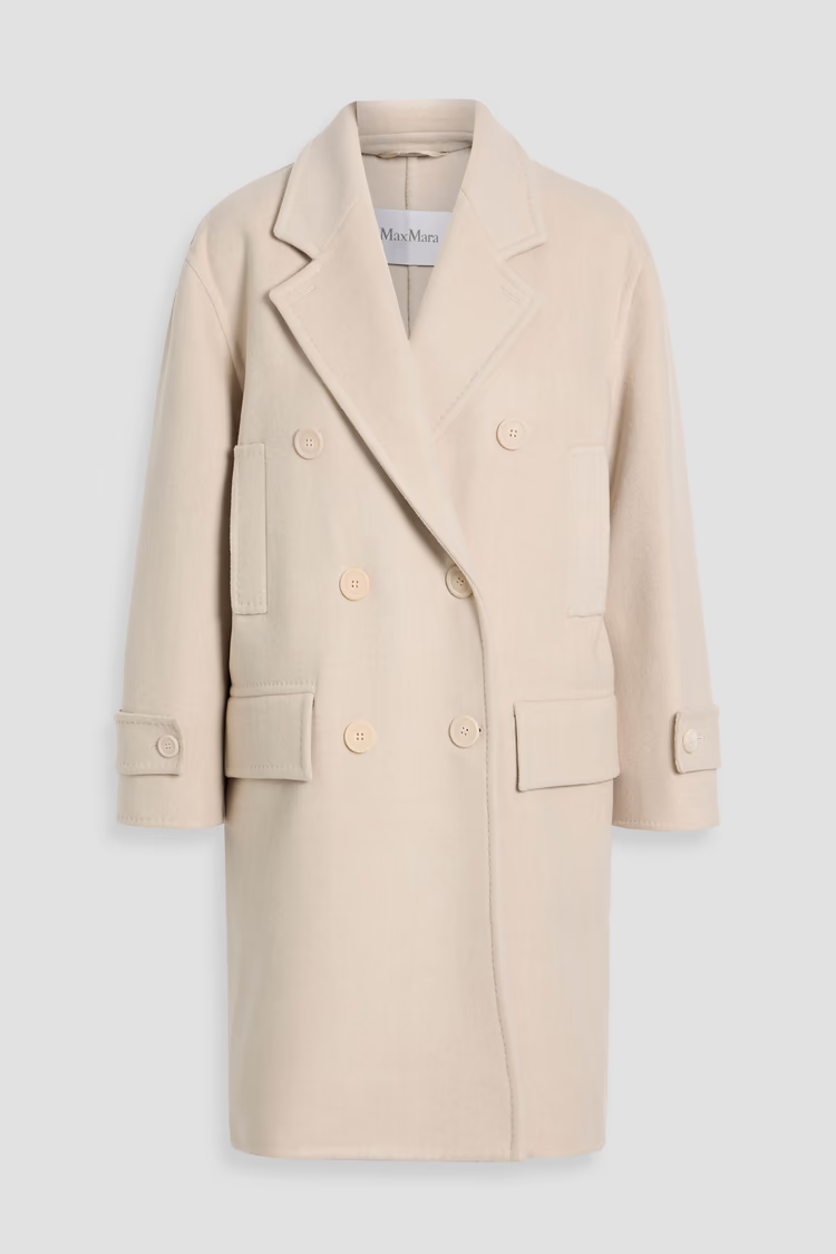 MAX MARA Nogara double-breasted wool and cashmere-blend felt coat