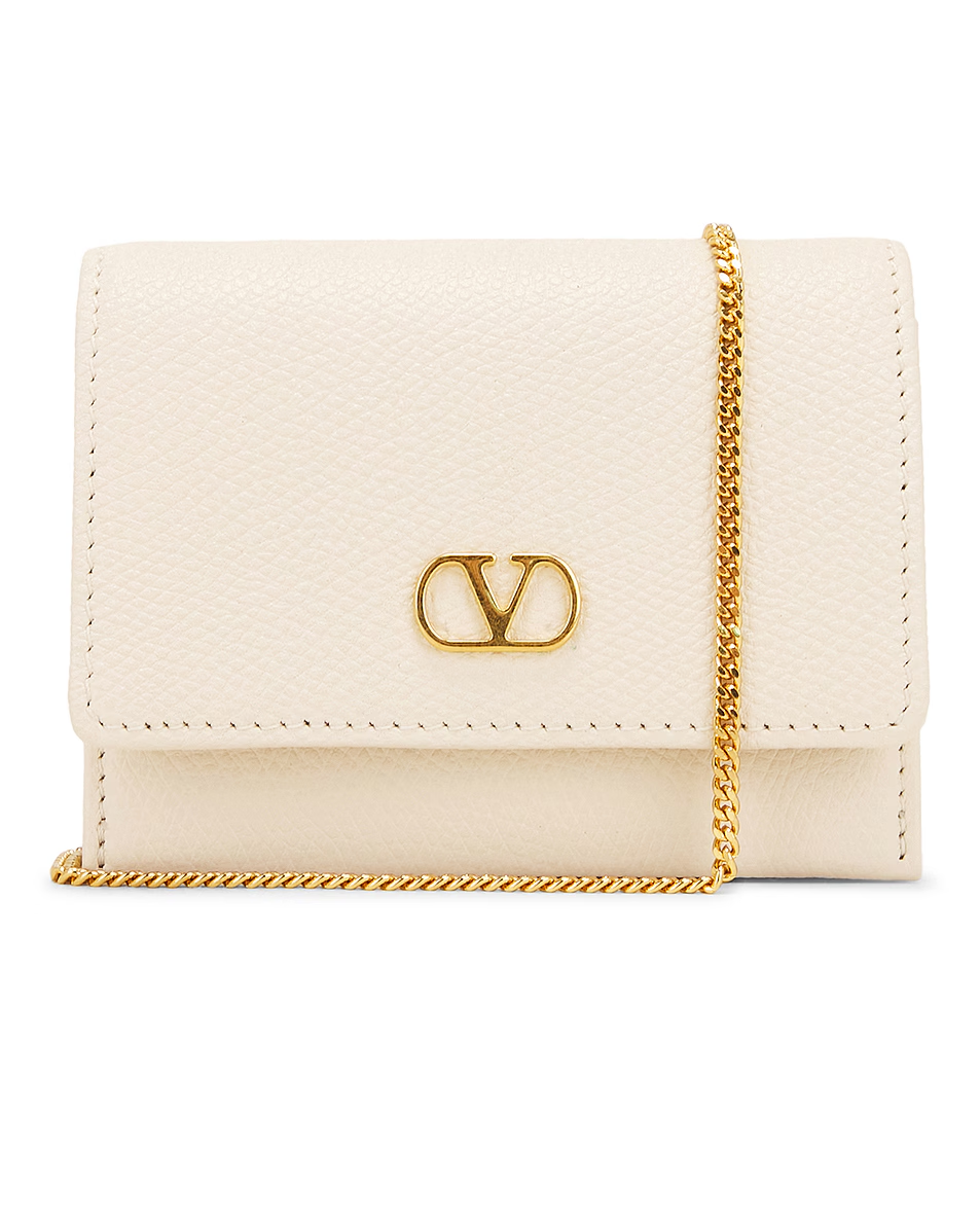 Valentino Garavani V Logo Signature Card Case