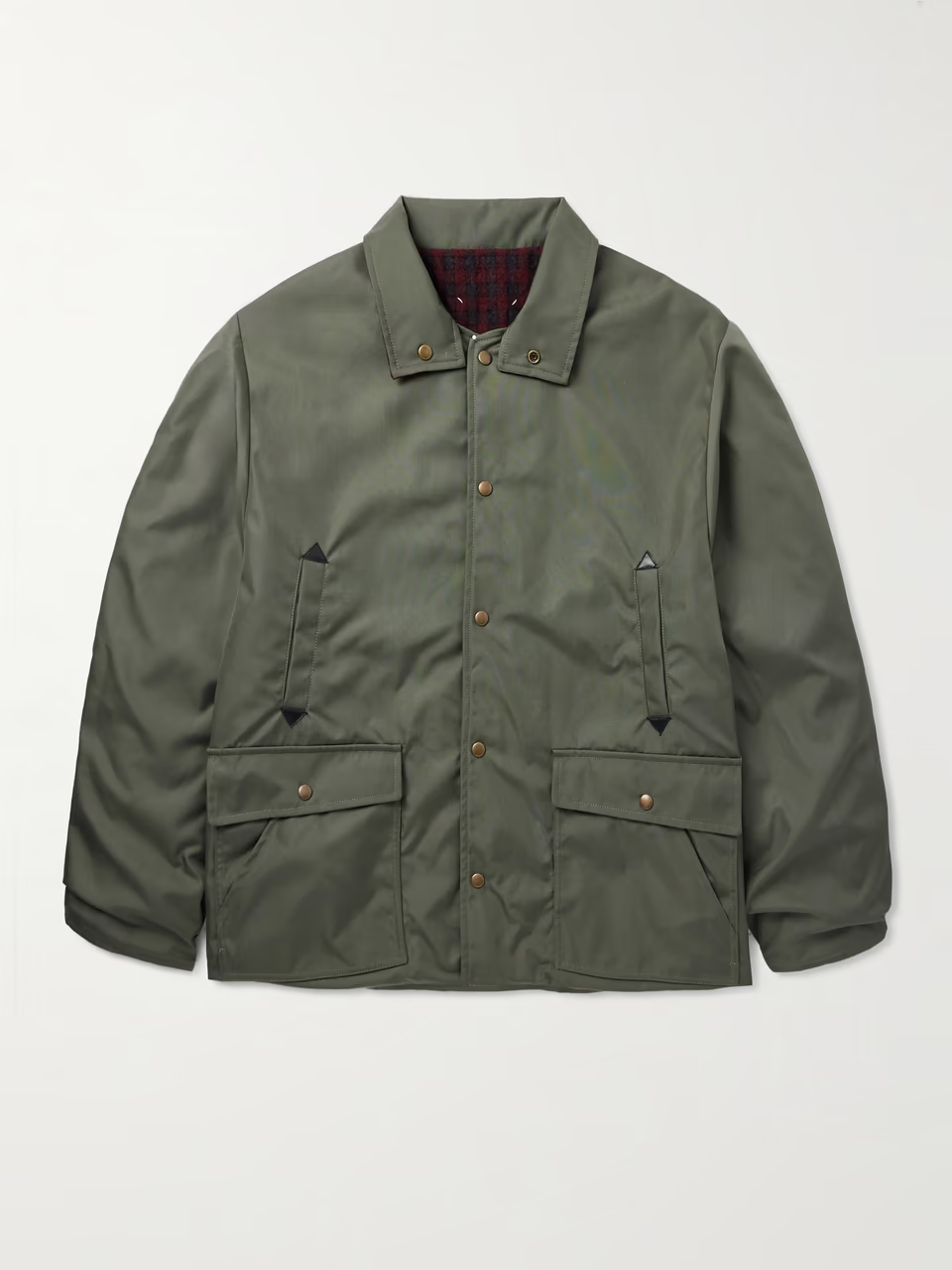 MAISON MARGIELA Reversible Checked Virgin Wool Parka
