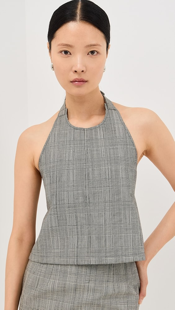 WARDROBE.NYC Backless Halter Top Backless Halter Top