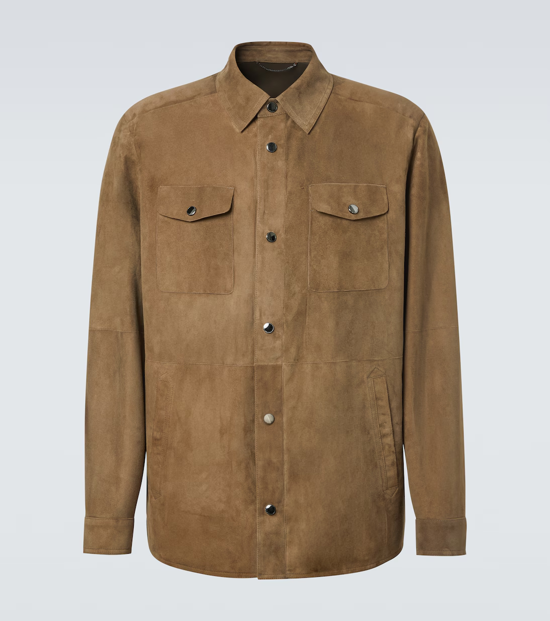 Canali Suede overshirt