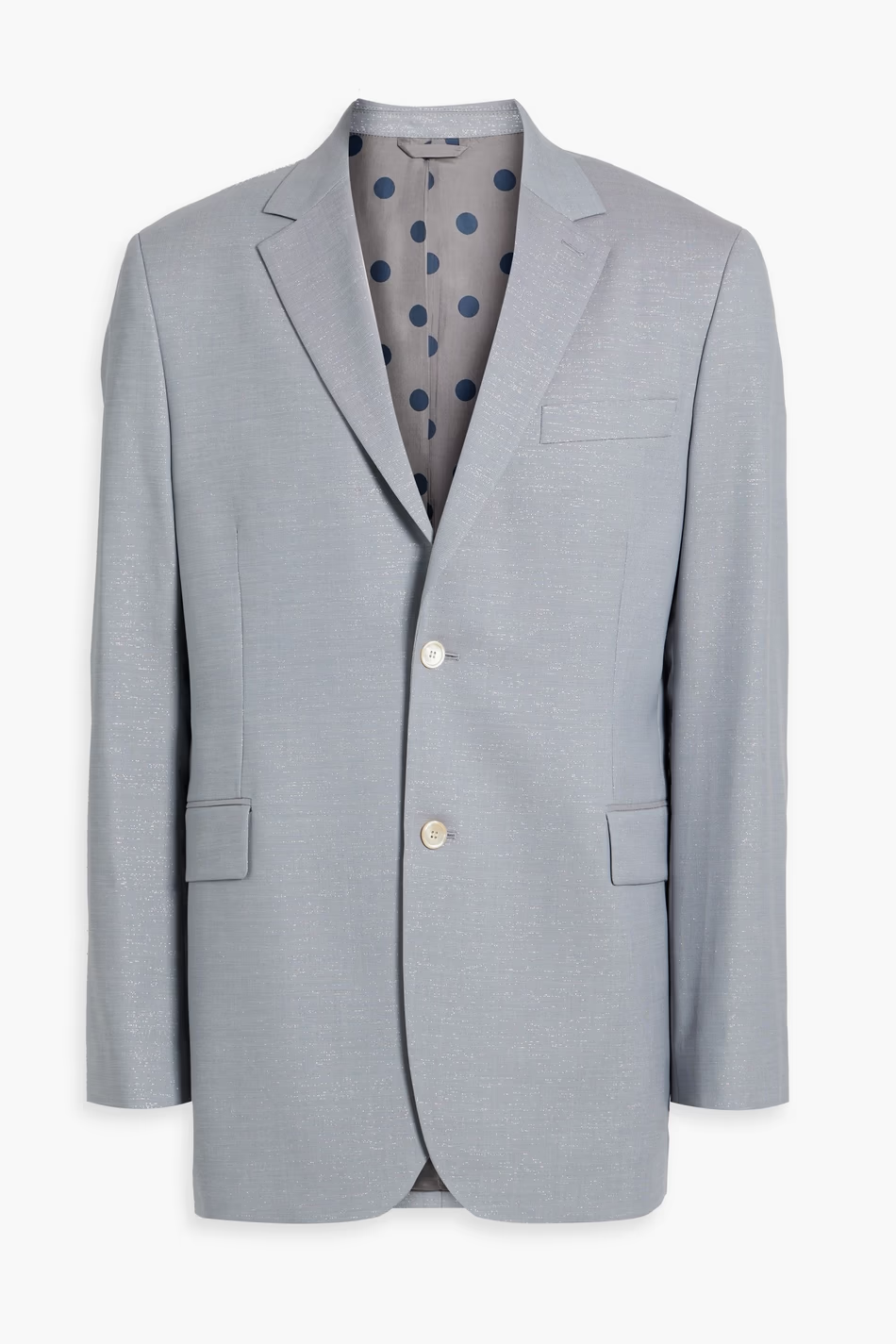 ACNE STUDIOS Metallic wool-blend blazer