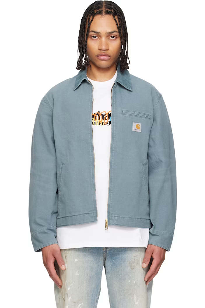 Carhartt Work In Progress Blue Detroit Jacket