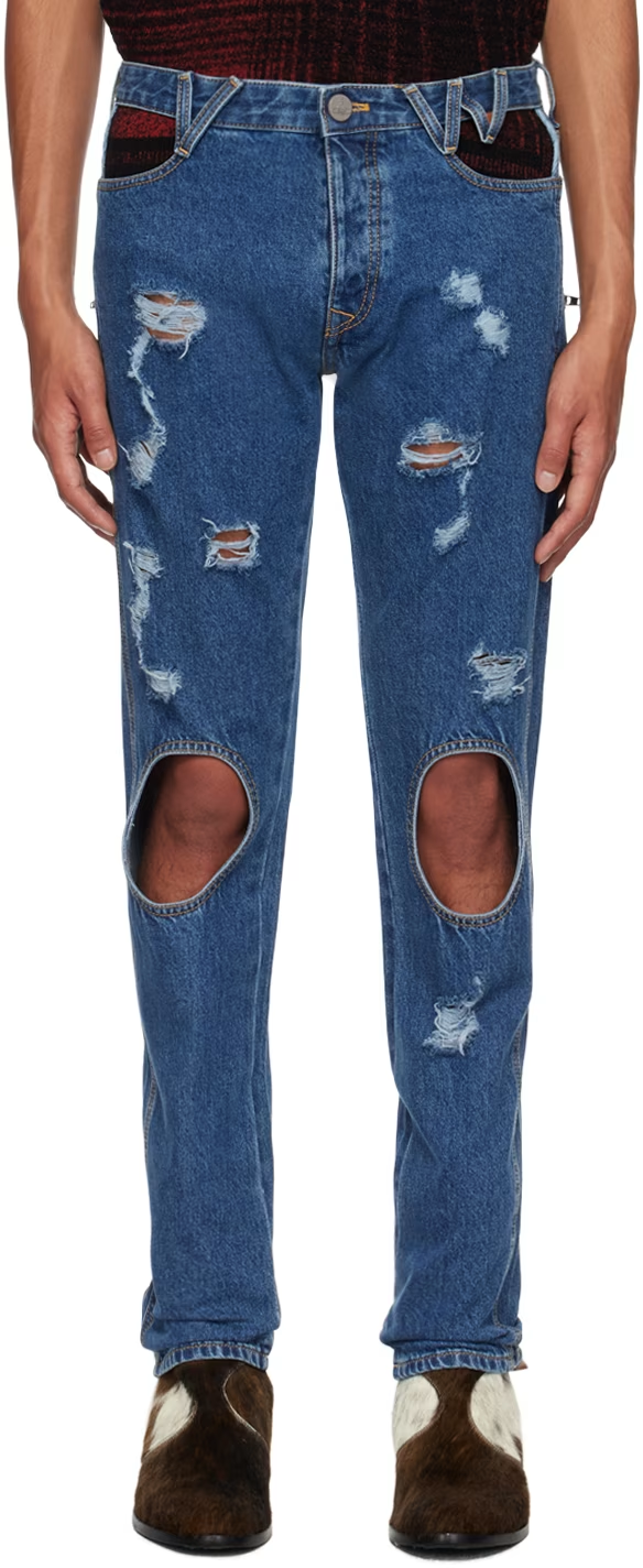 Vivienne Westwood Blue Cut Out Peppe Jeans