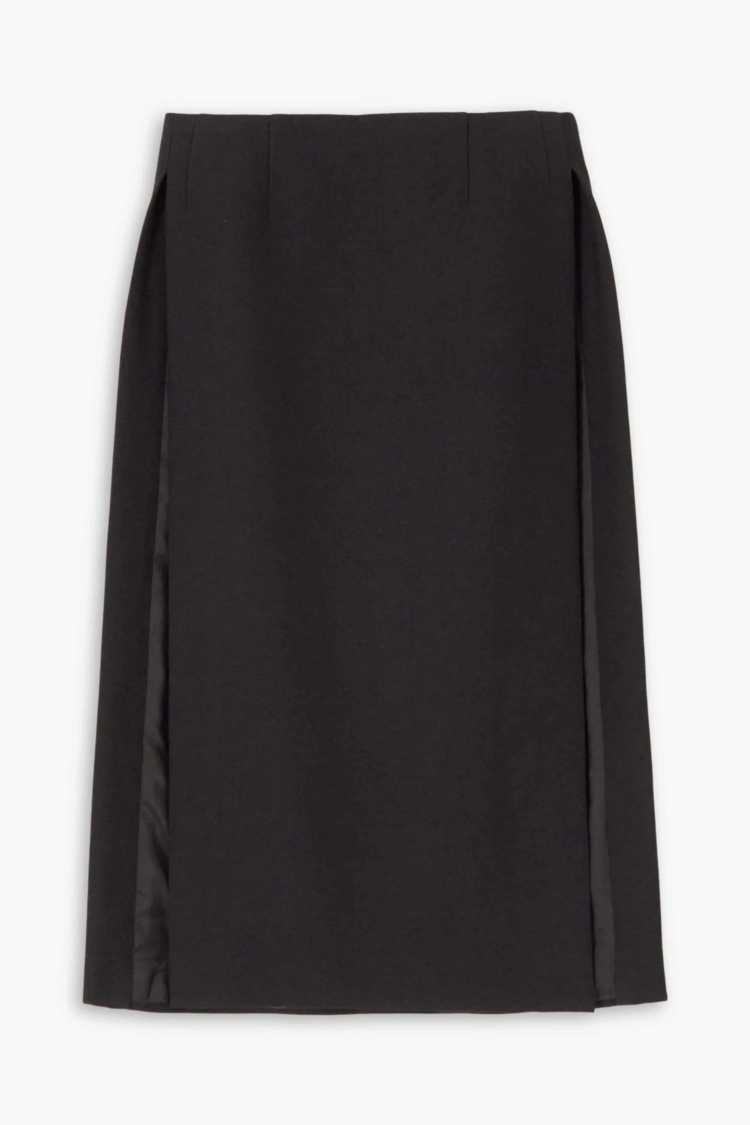 Valentino Garavani Wool-Crepe Midi Skirt