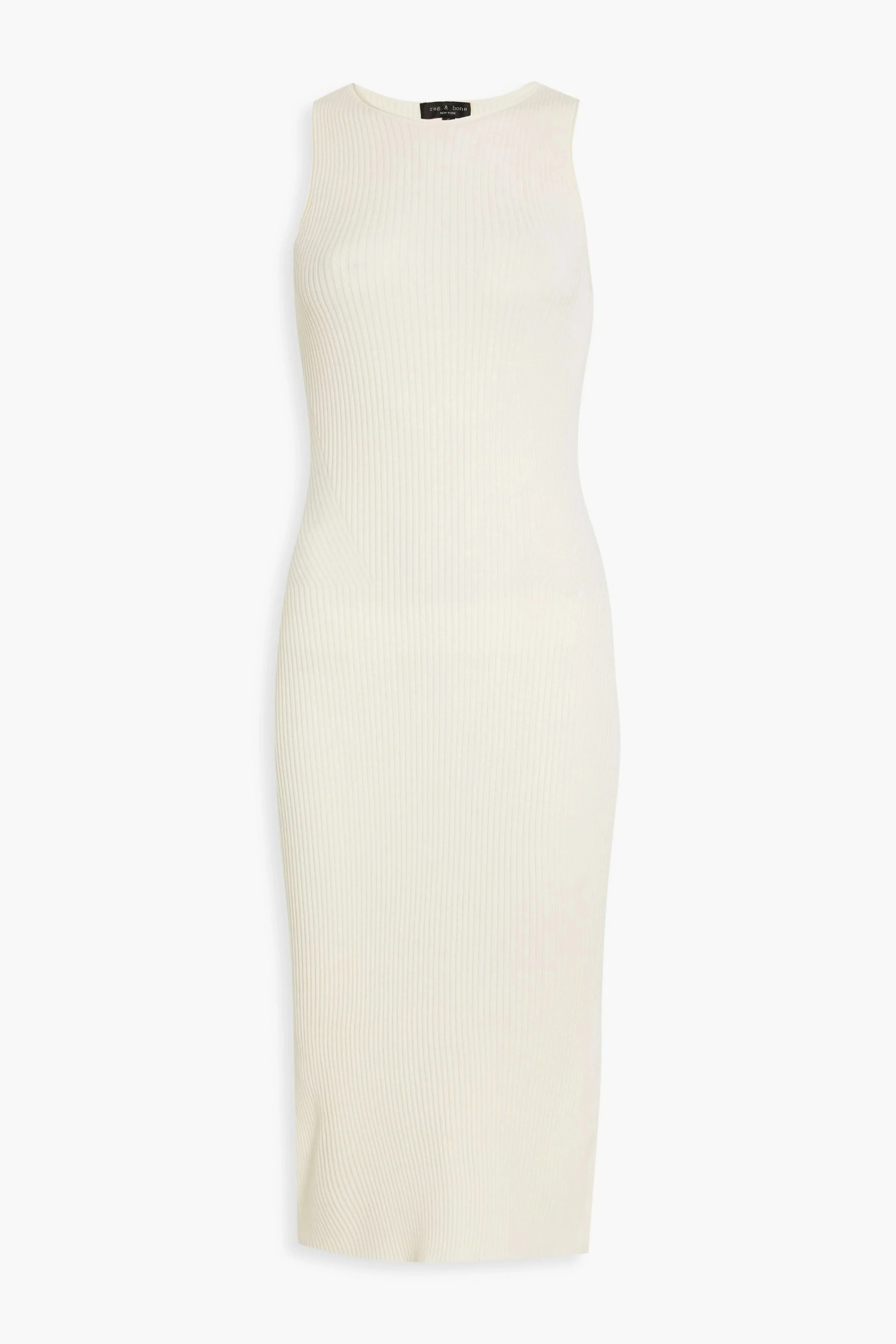 Rag & Bone Kishi Ribbed-Knit Midi Dress