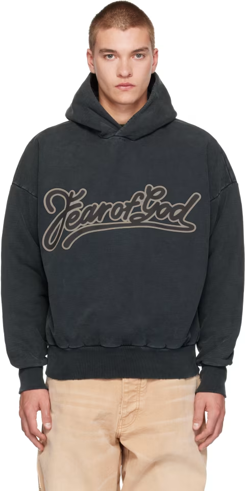 Fear of God Black Classic Fit Hoodie