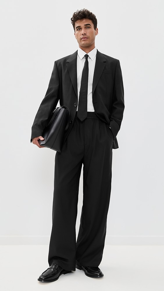 AMI Light Wool Twill Blazer  Light Wool Twill Blazer