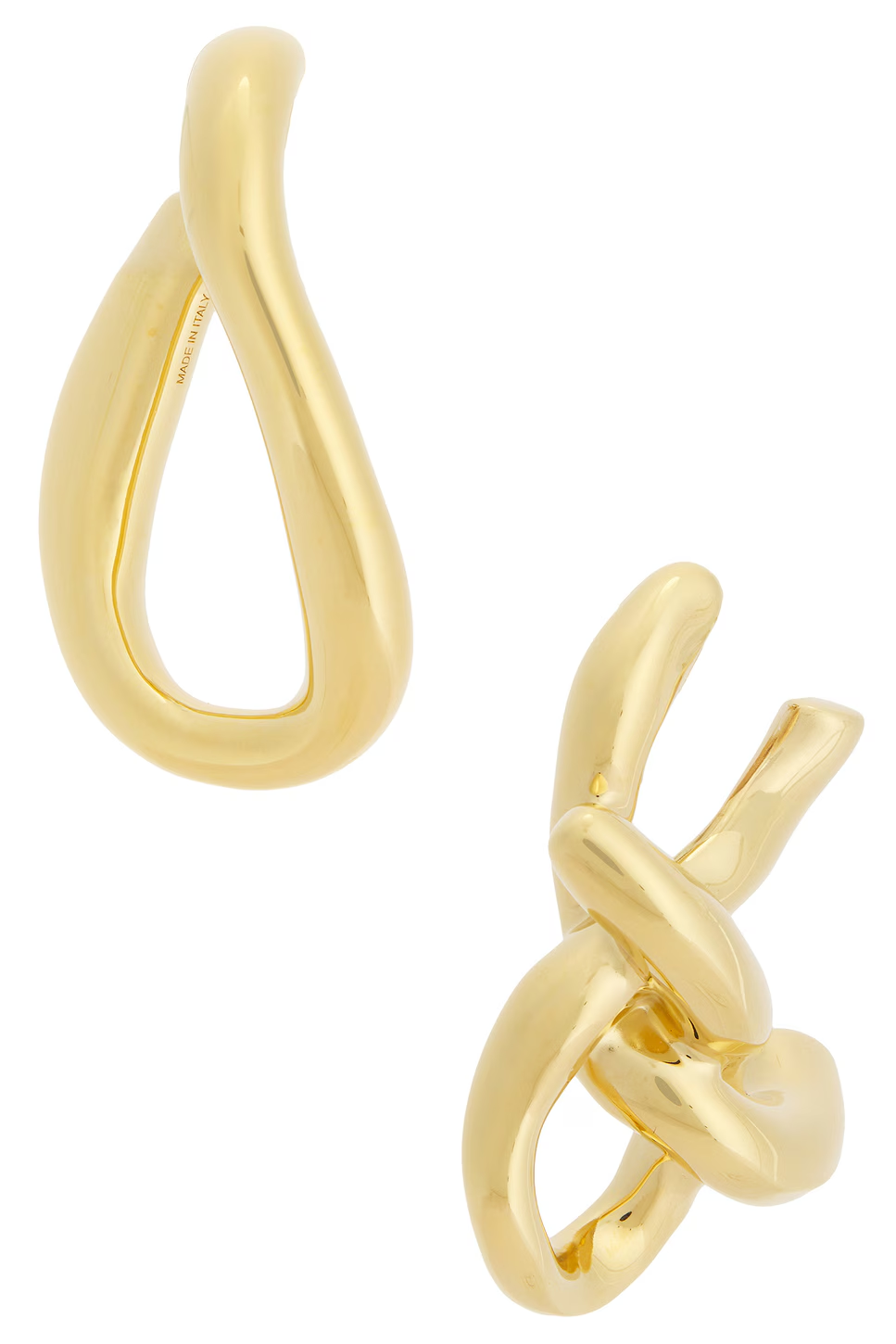 Givenchy Chain Link Golden Asymmetrical Earrings