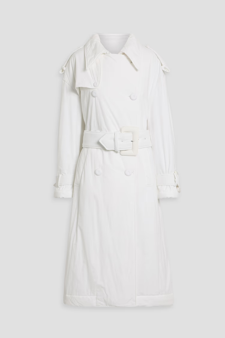 MM6 MAISON MARGIELA Double-breasted padded cotton trench coat