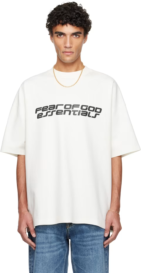 Fear of God ESSENTIALS Off-White Holiday Ponte 90s T-shirt
