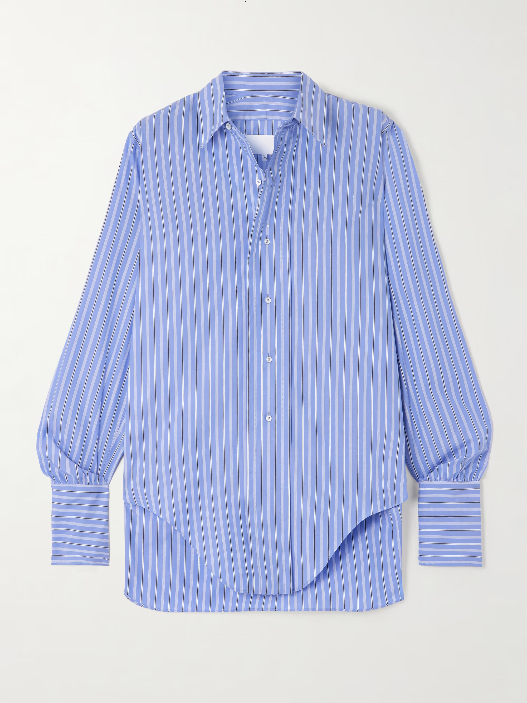 MAISON MARGIELA Striped cotton-poplin shirt