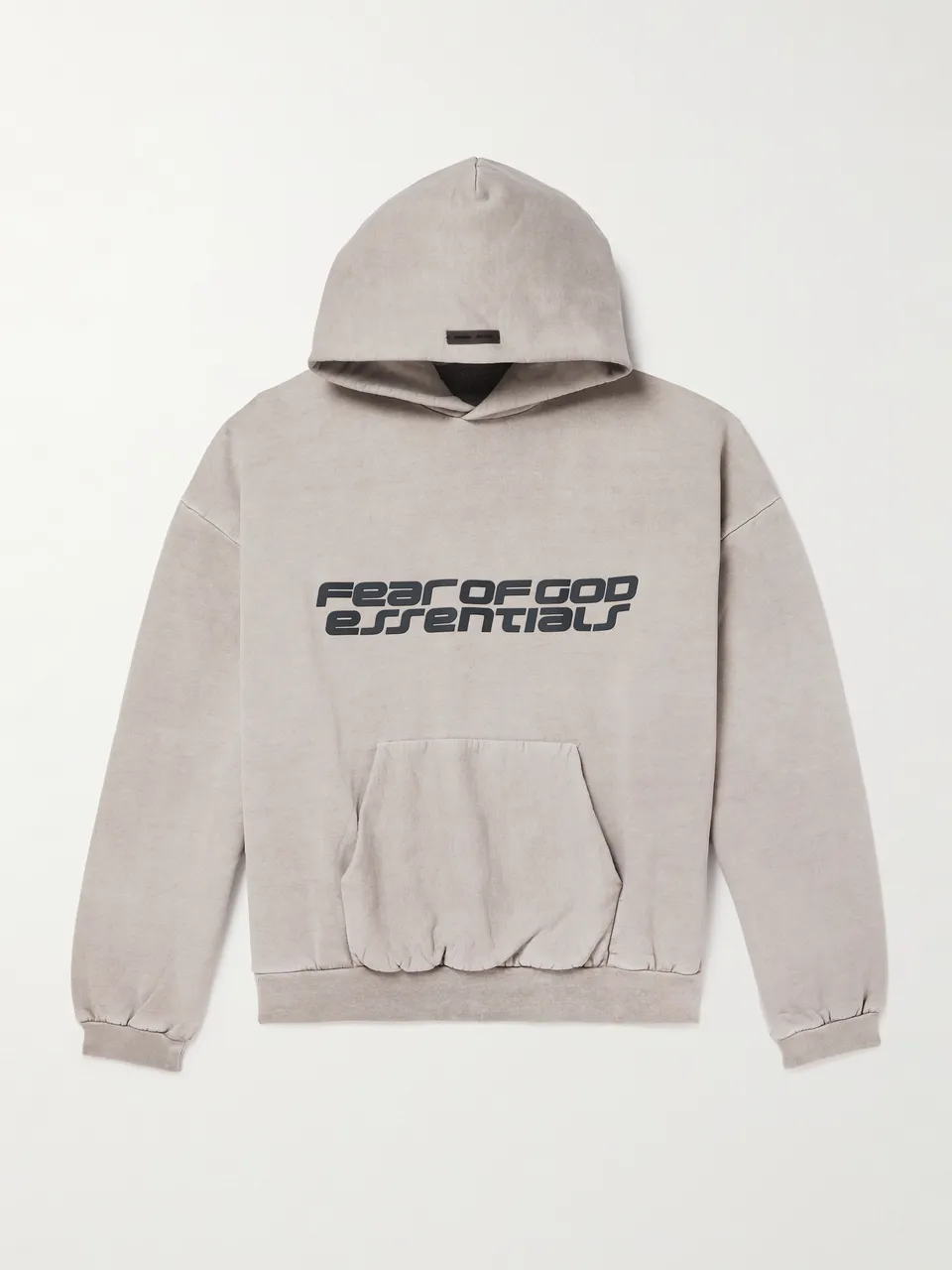 FEAR OF GOD ESSENTIALS 90s Logo-Print Cotton-Jersey Hoodie