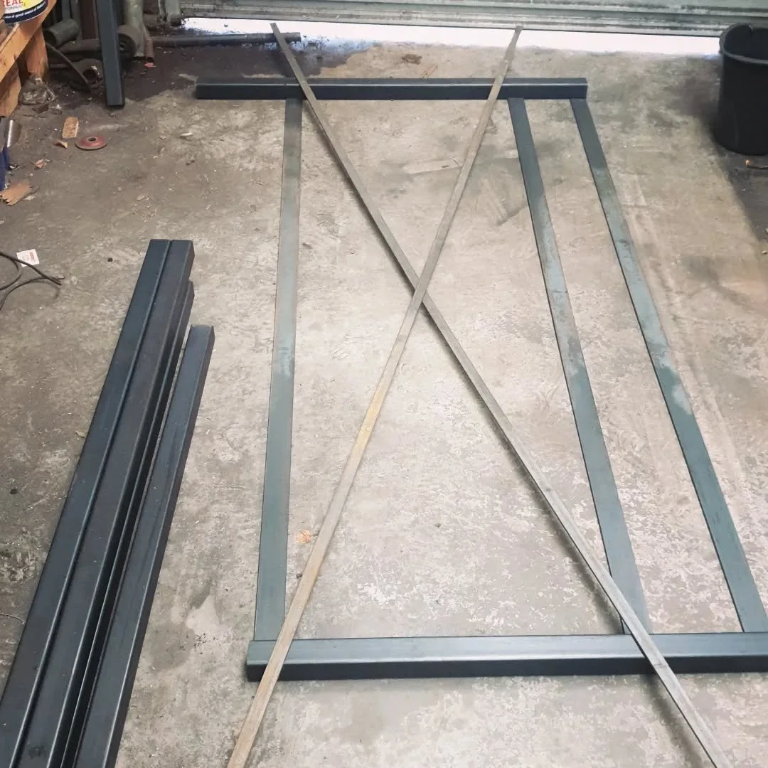 Current WIP, small railing 2m long semi fabricated, some forge elements being worked on at the moment 
#localcraft #railing #forged #forgedandfabricated #modernblacksmith #craft #blacksmithing #donegalcrafts #wildatlanticwaydonegal #wildatlanticway