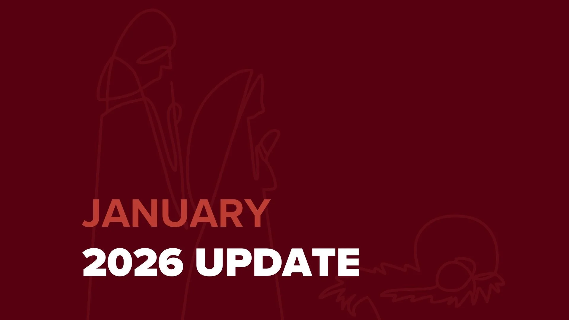 January 2026 UPDATE FROM PASTOR MARK 
