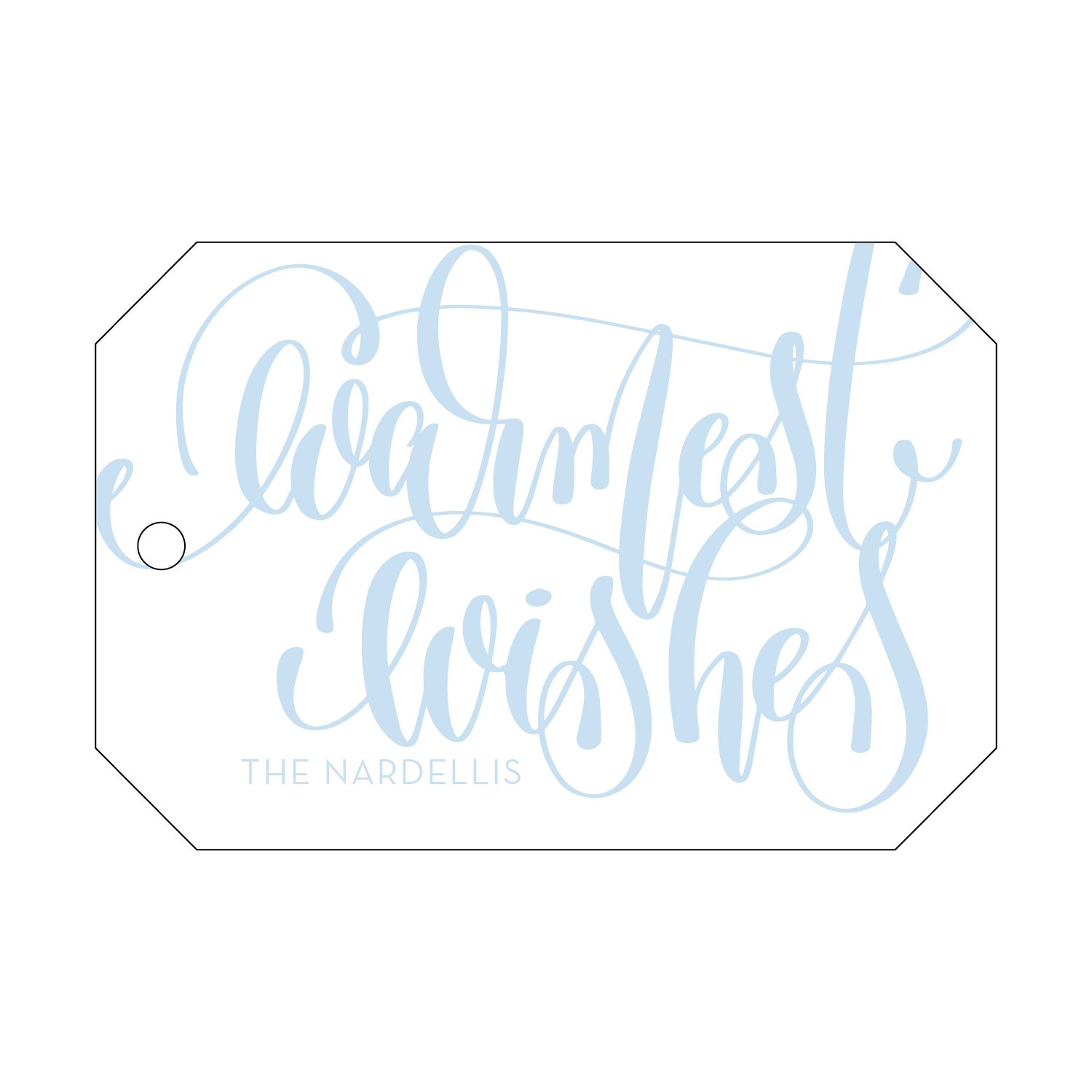 Letterpress Gift Tag - 312
