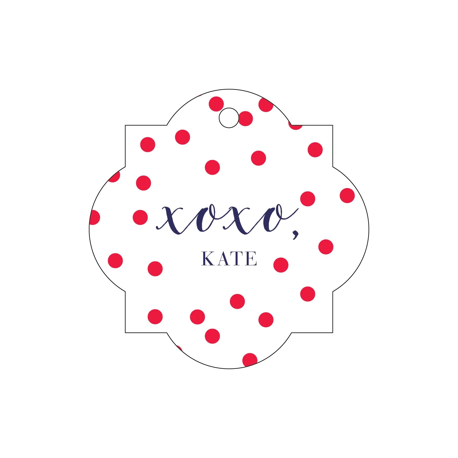 Letterpress Gift Tag - 7