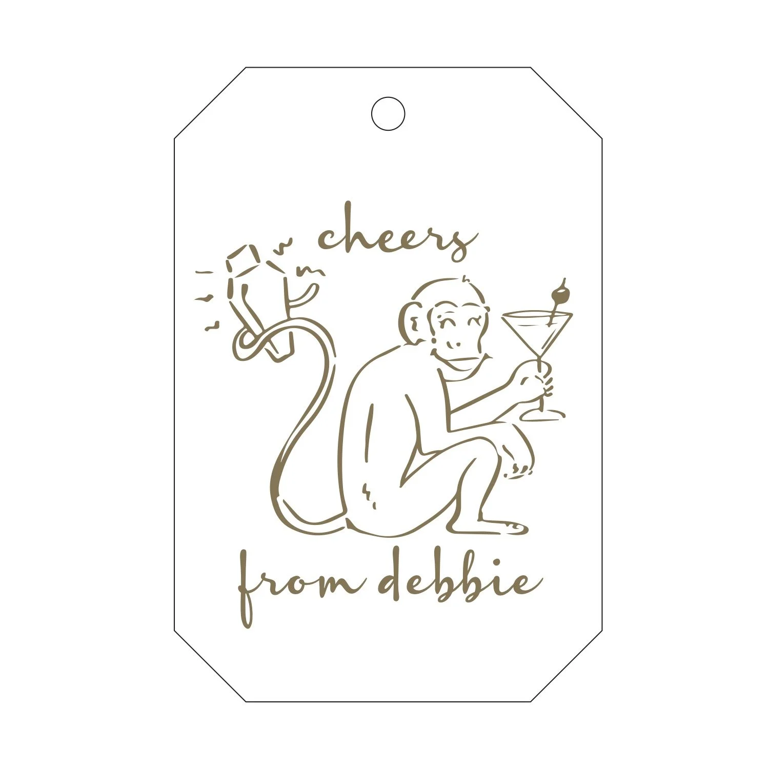 Letterpress Gift Tag - 563