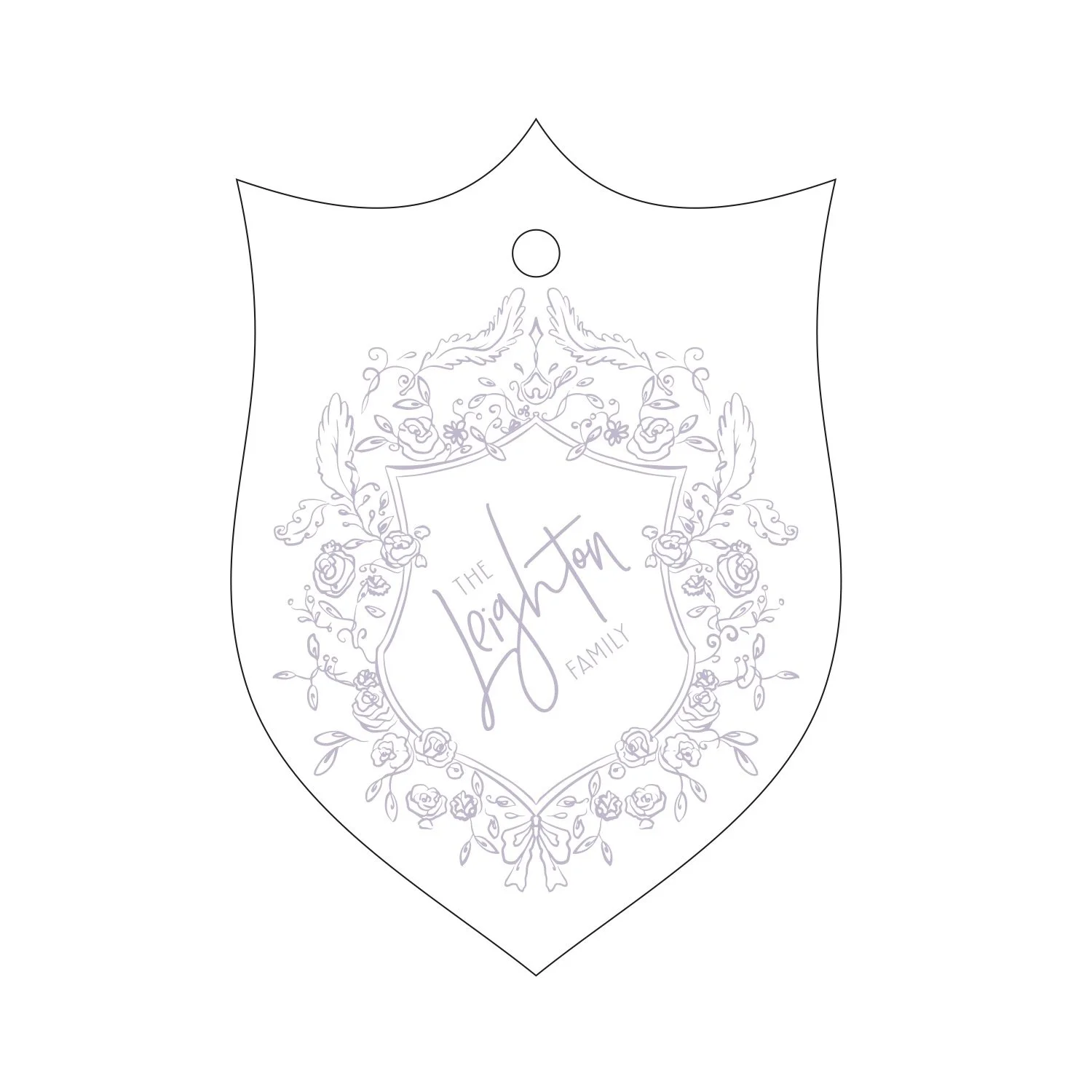 Letterpress Gift Tag - 538