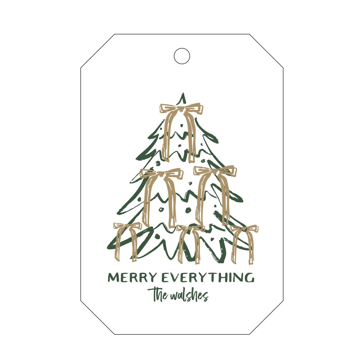 Letterpress Gift Tag - 565