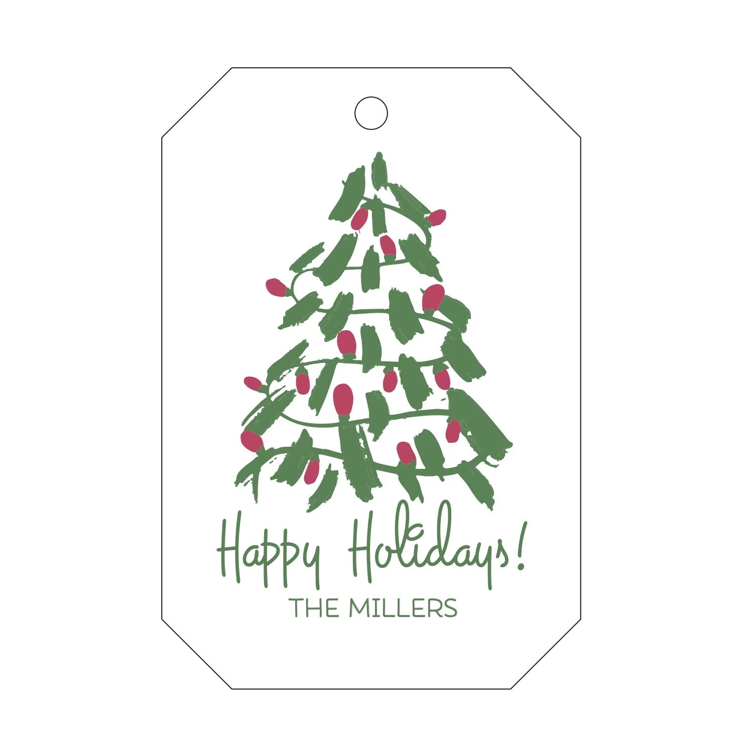 Letterpress Gift Tag - 566