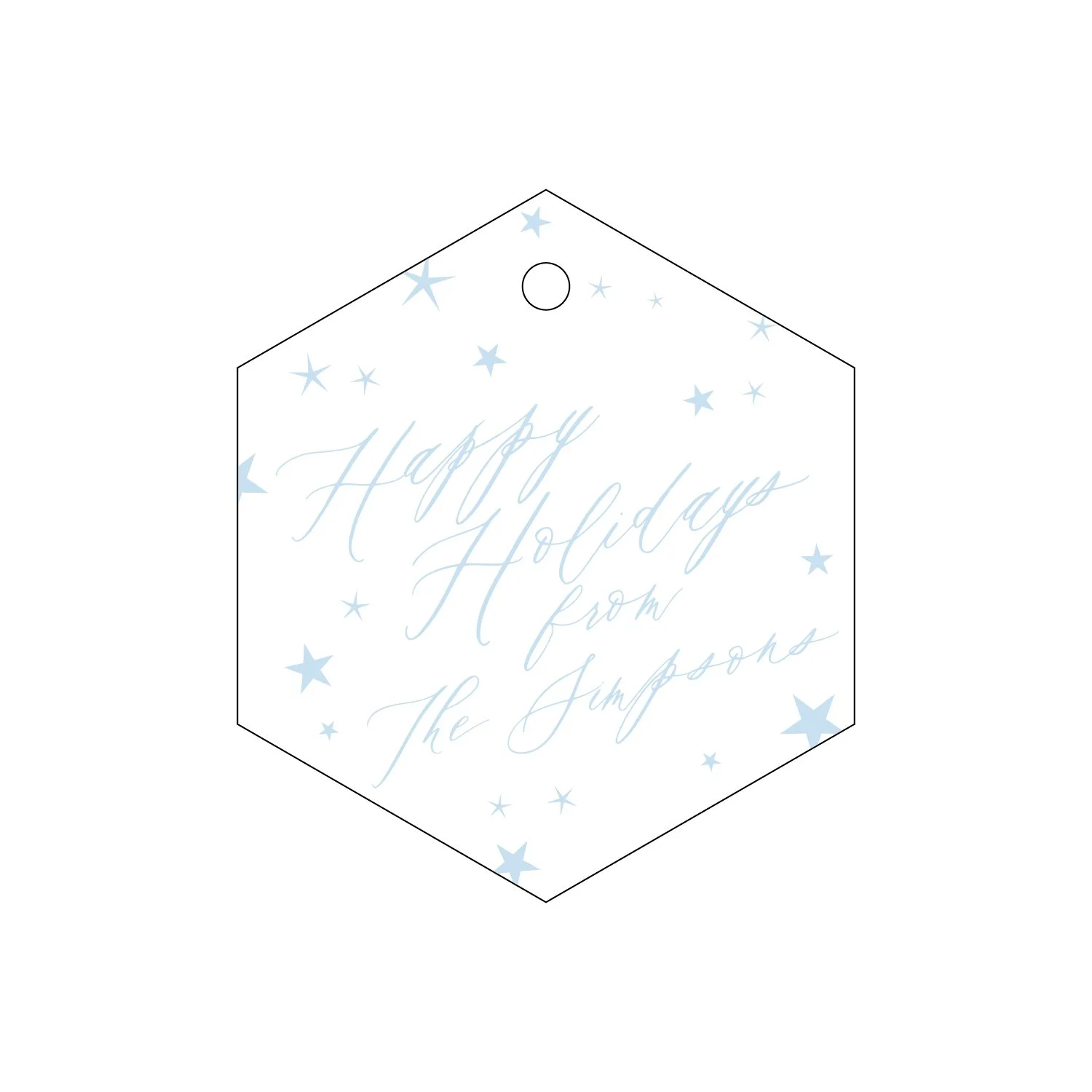 Letterpress Gift Tag - 313