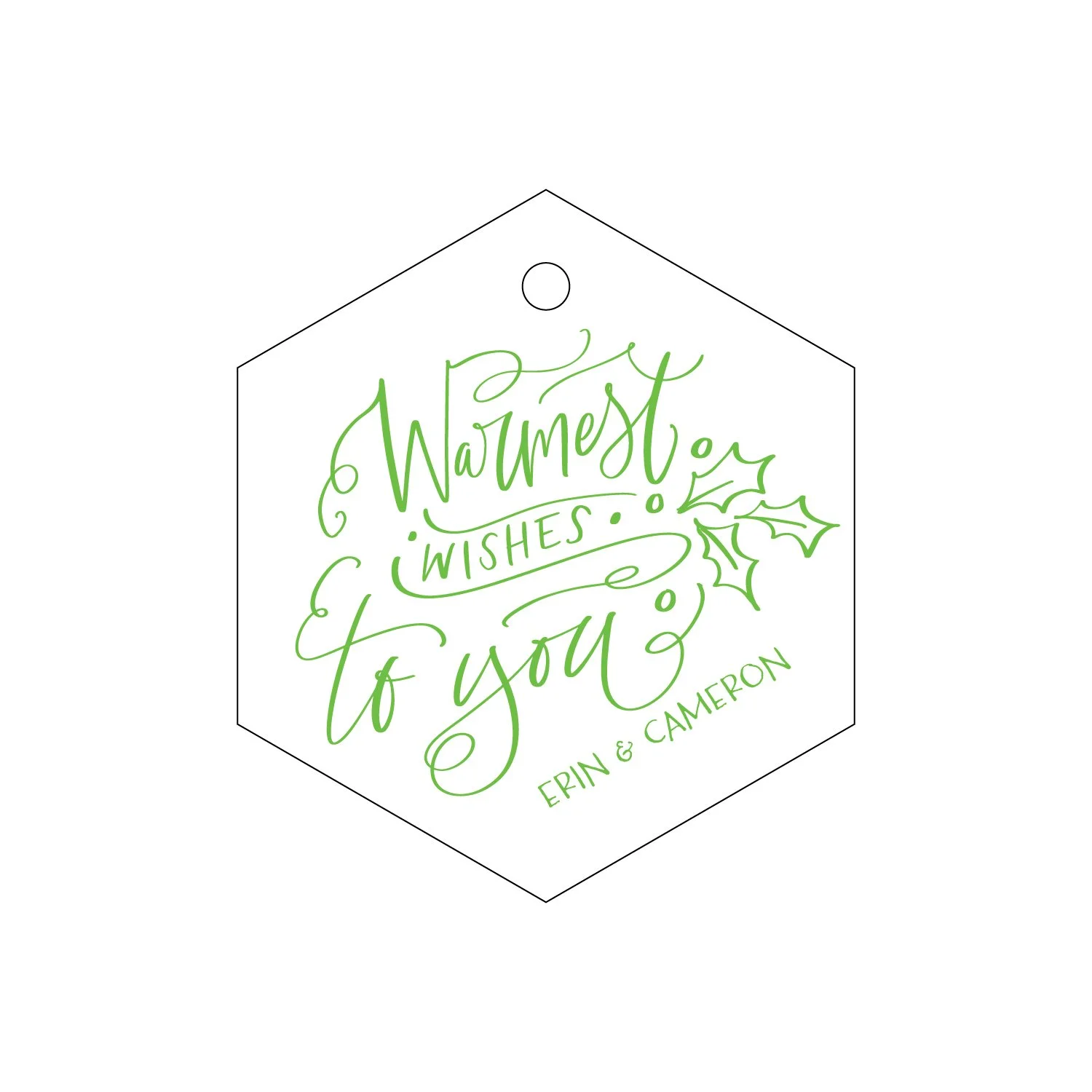 Letterpress Gift Tag - 410