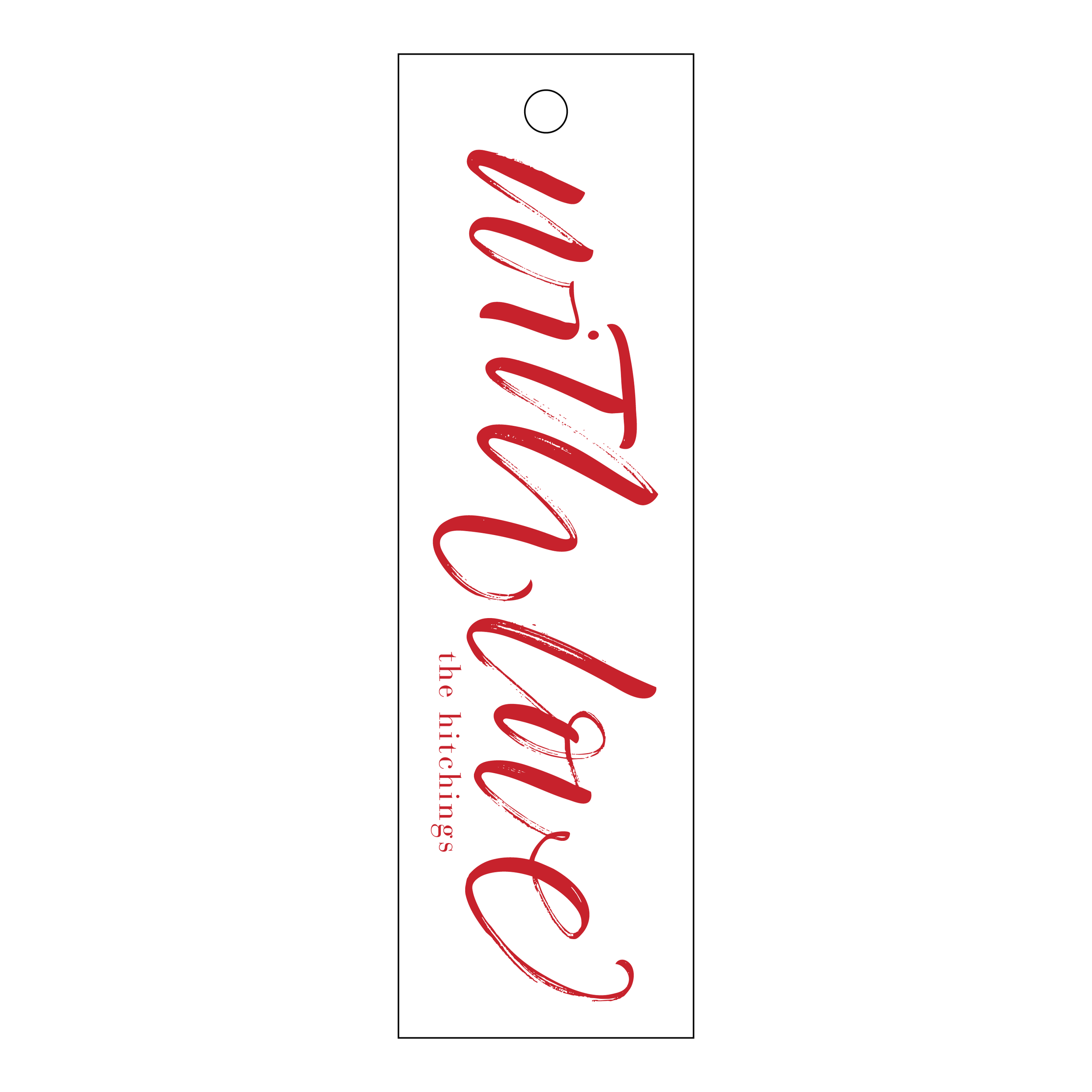 Letterpress Gift Tag - 422