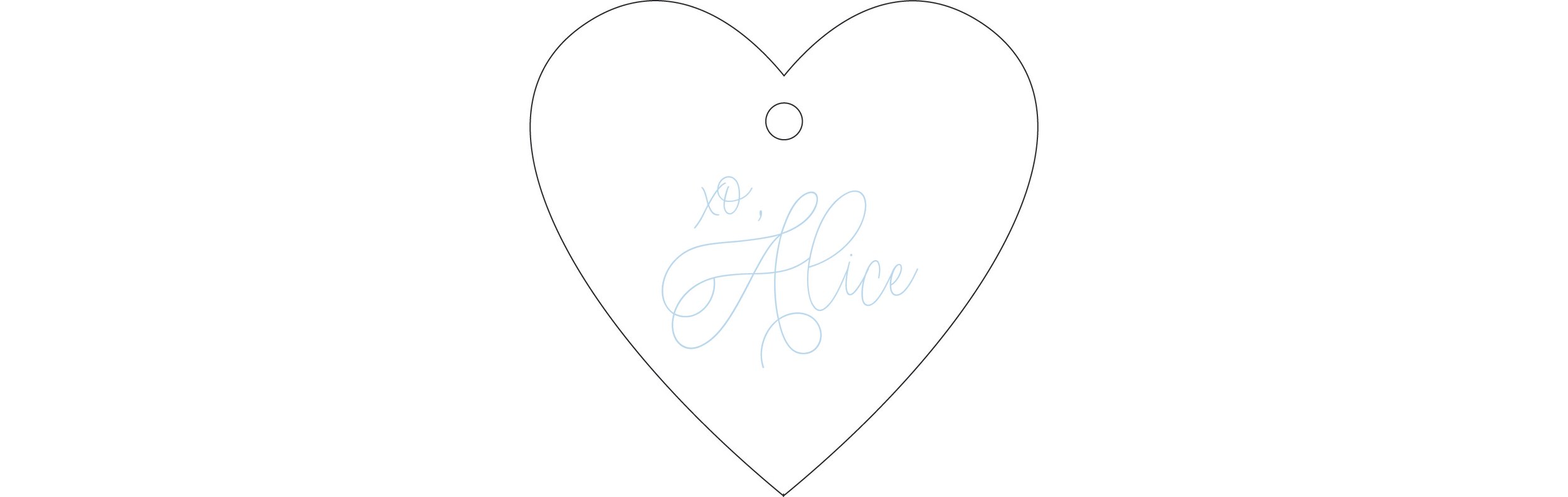 Letterpress Gift Tag - 324