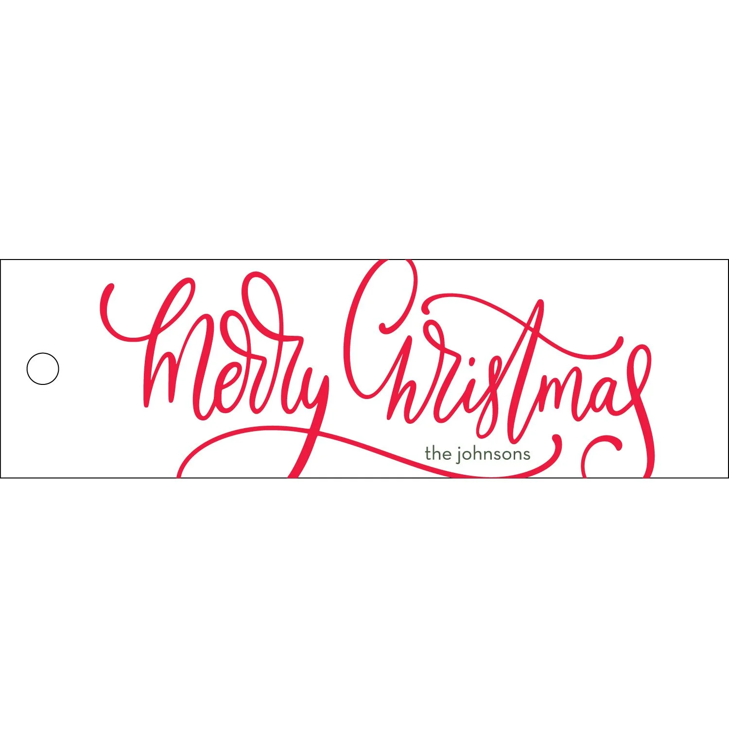 Letterpress Gift Tag - 552