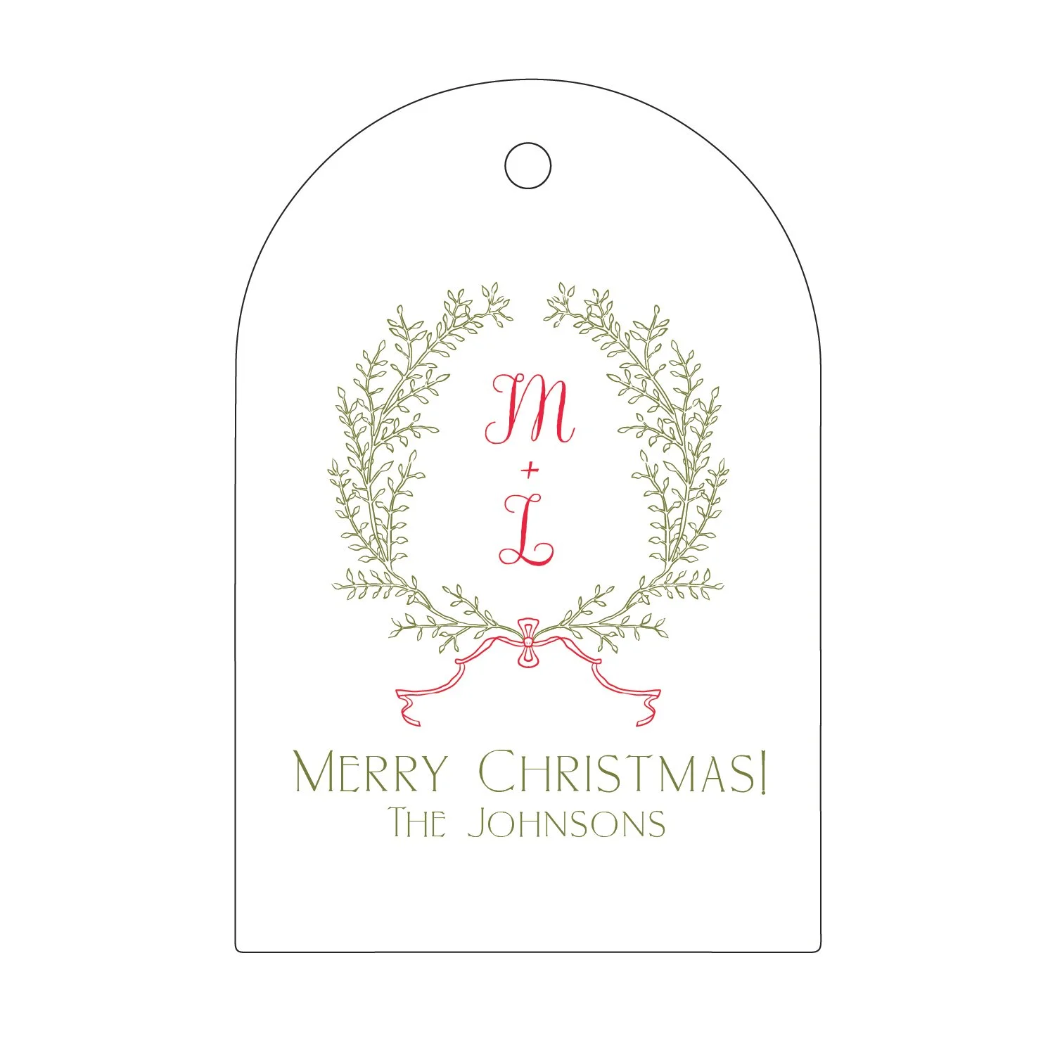 Letterpress Gift Tag - 540