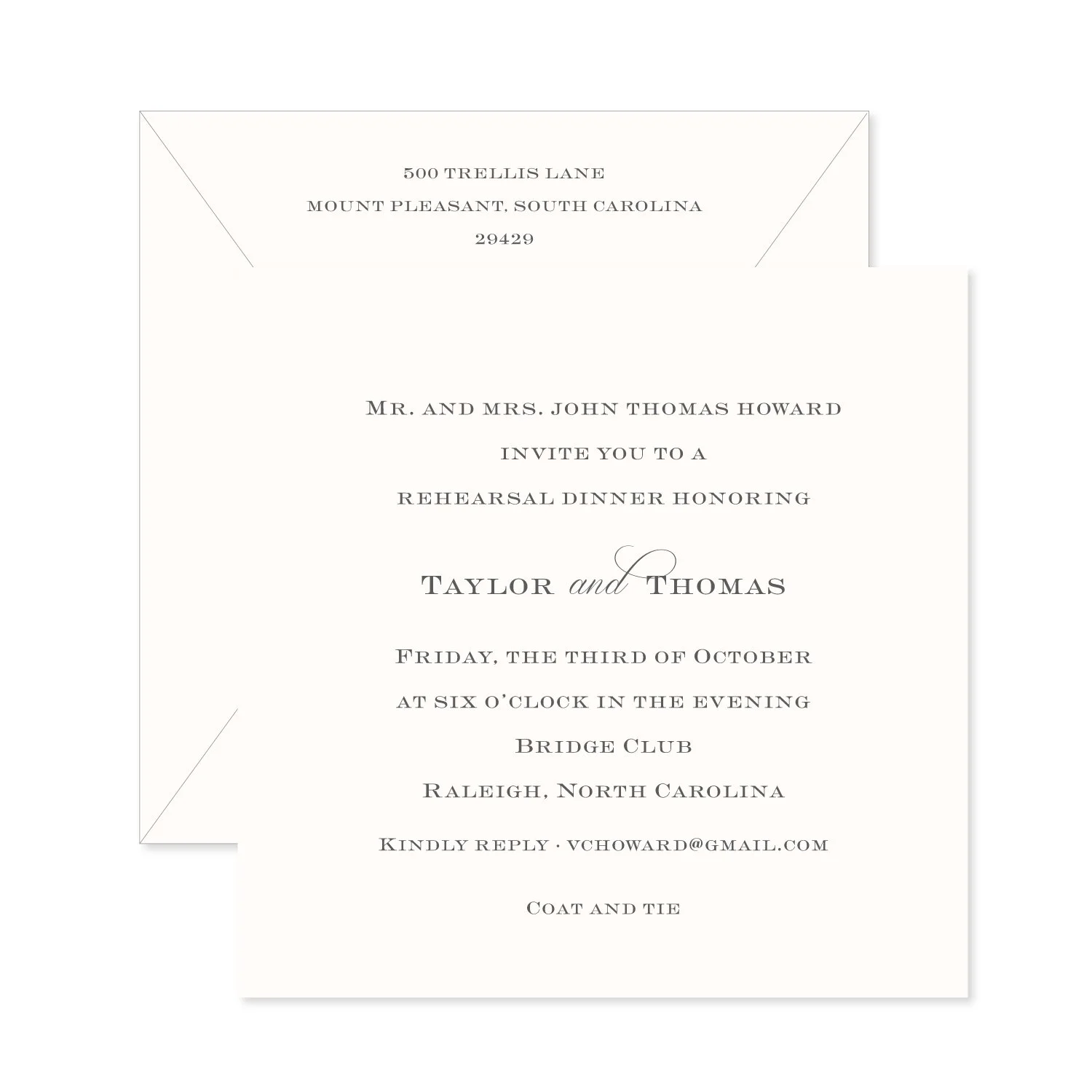 Thomas Invitation