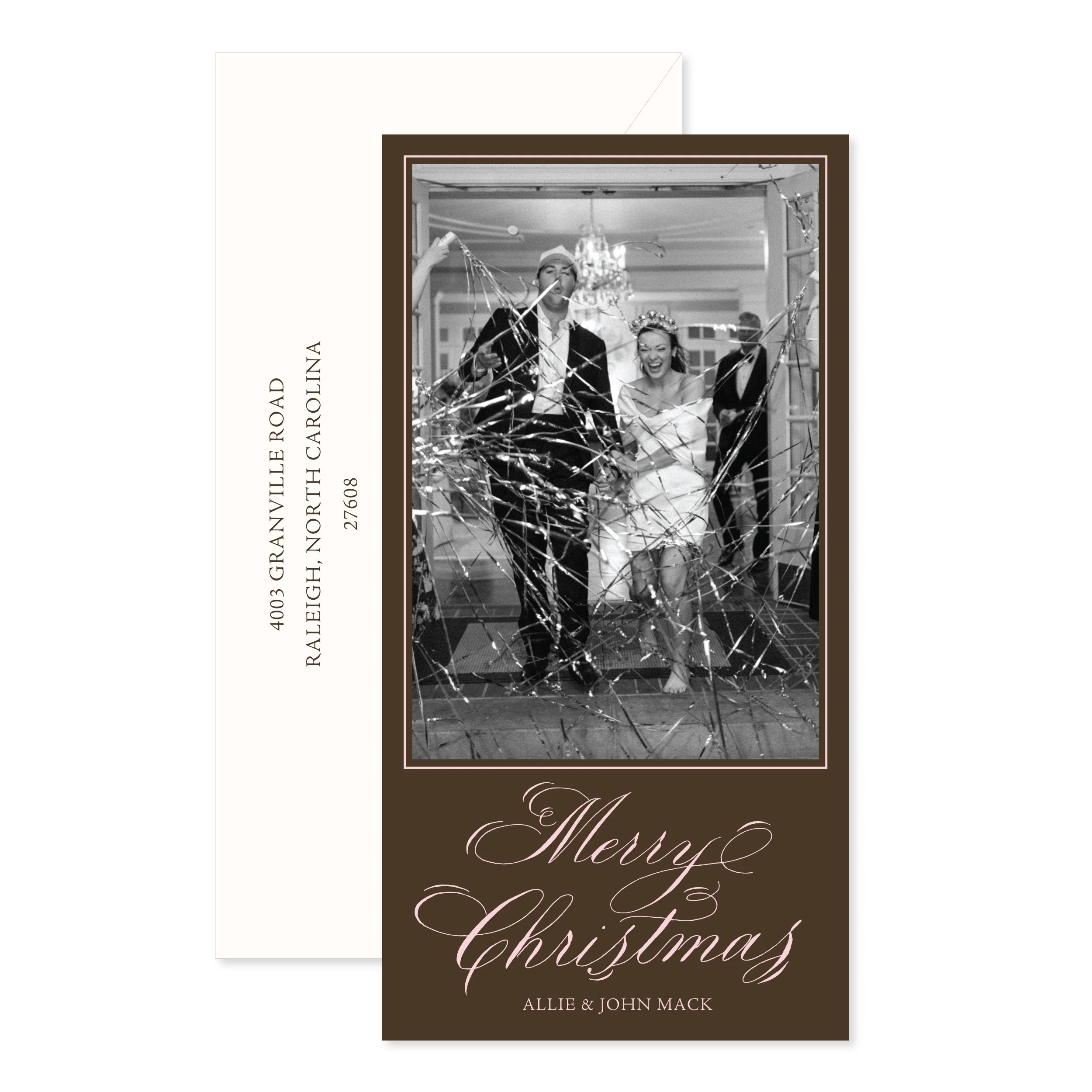 Merry Christmas Ornate Calligraphy