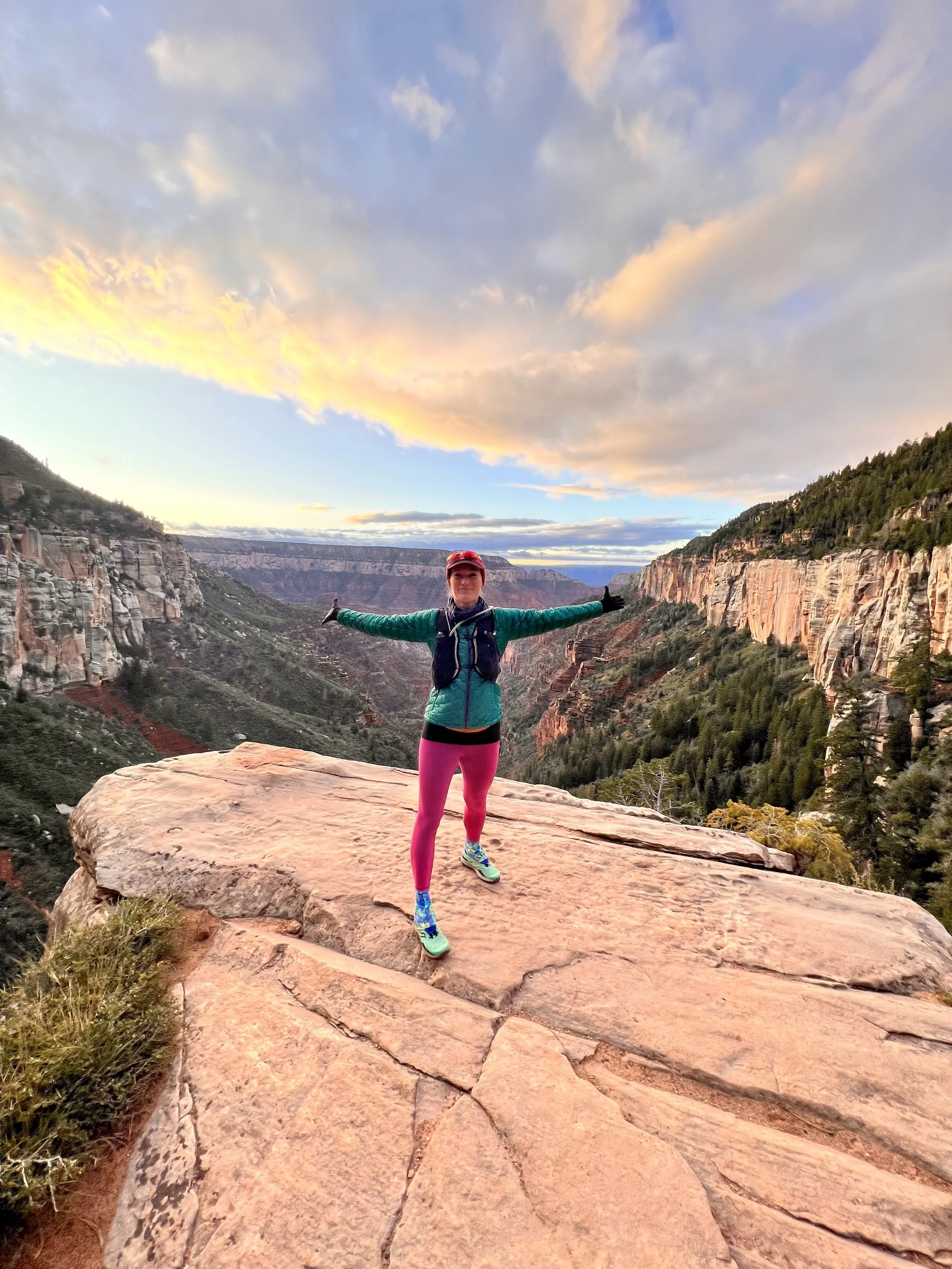 Andrea Javorkova Adams LMFT ultrarunner therapist for endurance athletes Grand Canyon trail