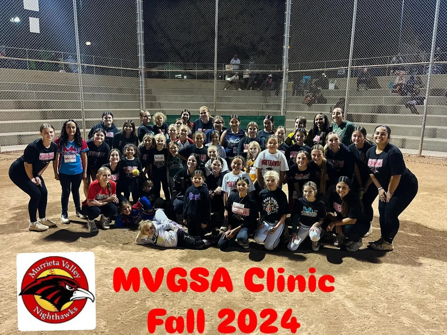 Our clinic with MVGSA was success! We appreciate our community supporting our program. Everyone had lots of fun getting out on the field with our future MV softball players! 🥎 MV will host another clinic in the Spring so stay tuned&hellip; 🖤❤️ @mur