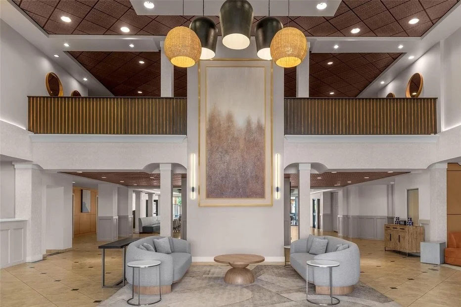 The DoubleTree Hotel lobby and bar renovation transforms the heart of the property into a welcoming and relaxing environment. Blending earthy tones, natural textures, and contemporary design, the space sets the tone for every guest&rsquo;s stay.

#ho
