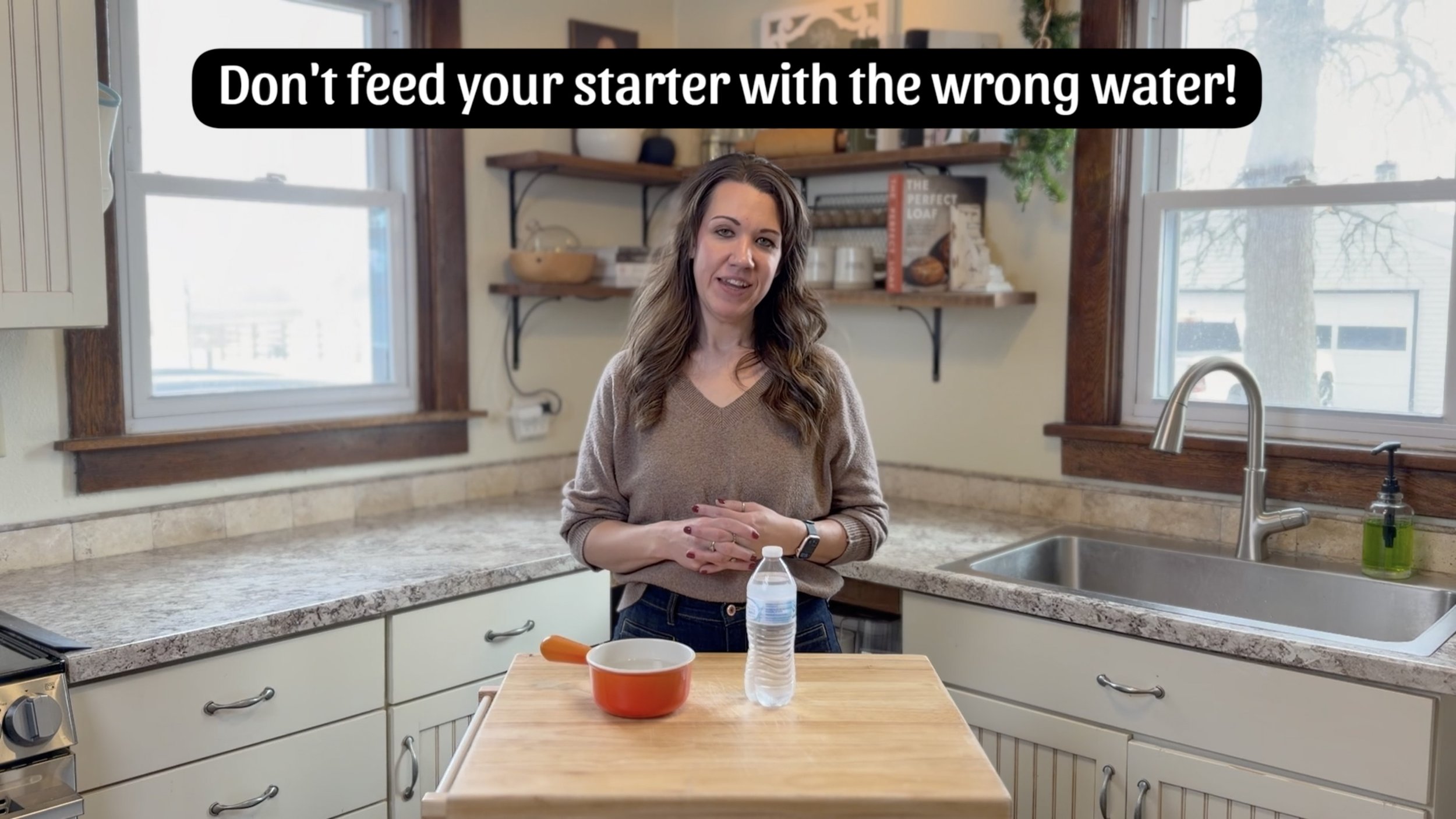 Don't feed your starter with the wrong water!
