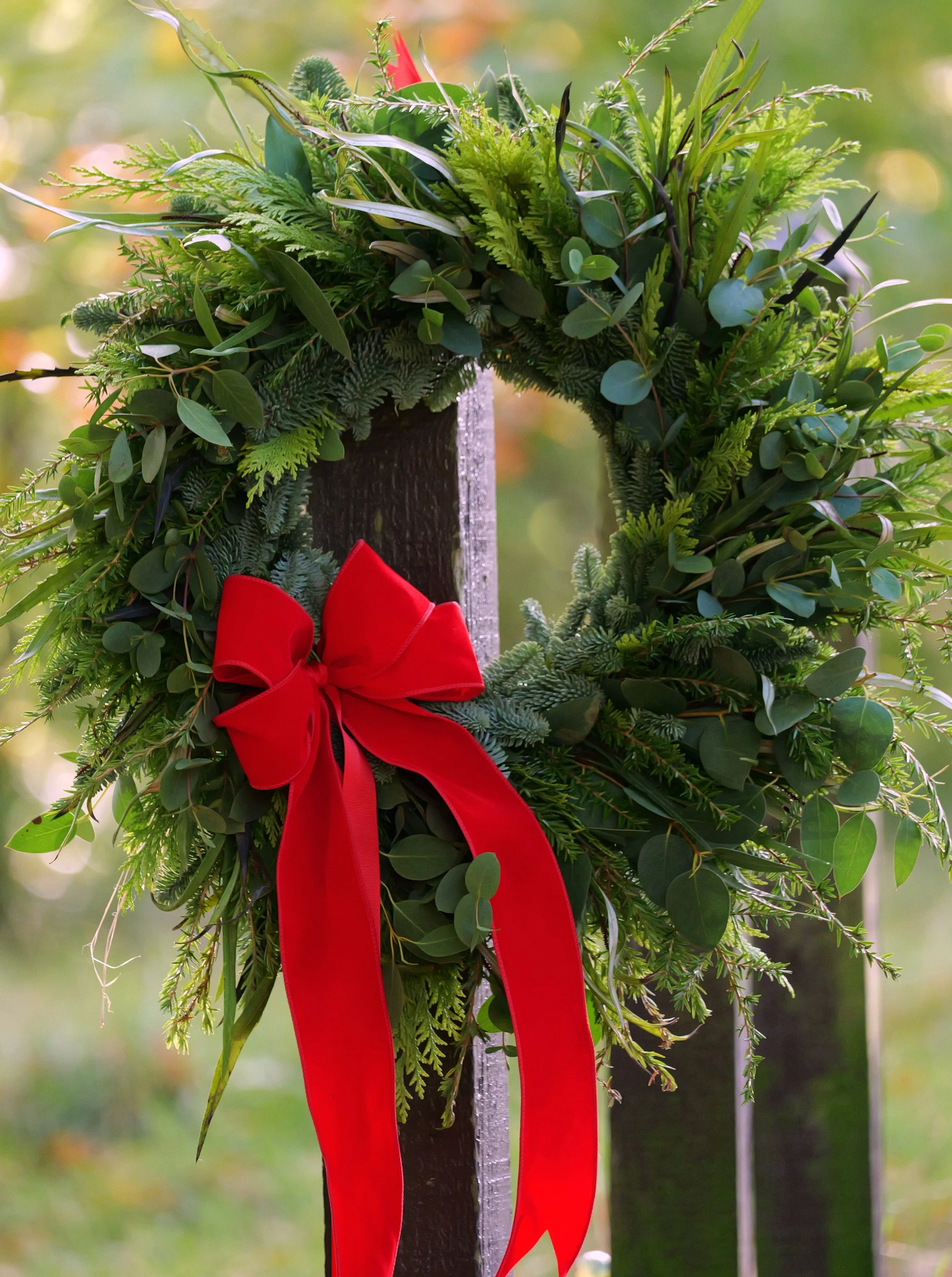 Christmas Door Wreath "The Naked One"
