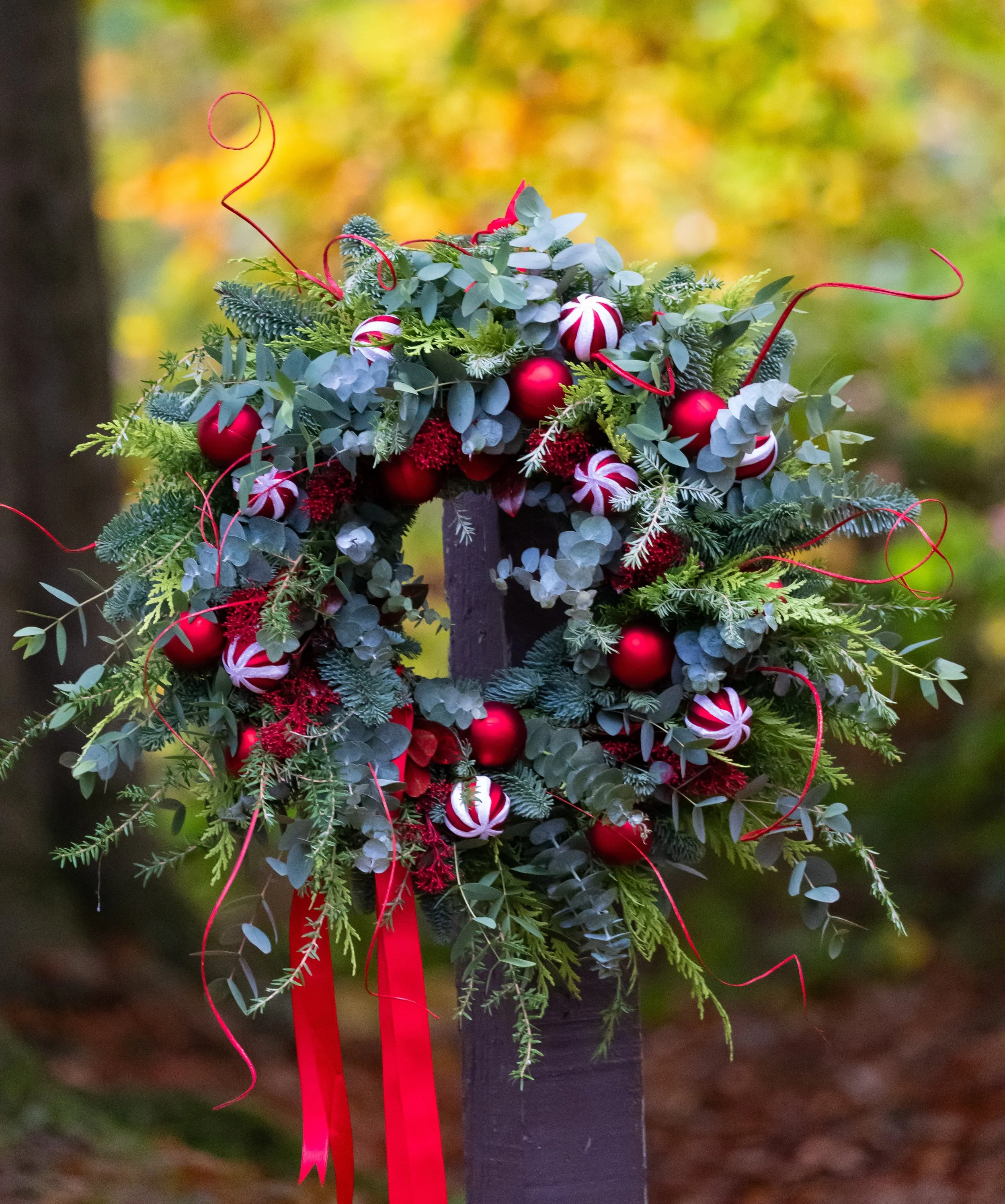 Christmas Door Wreath "Santa Baby"